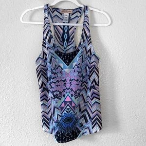 Mara Hoffman fountain cosmic racerback tank top